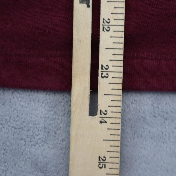 ASU Sweater Womens M Red MV Sport Chest Zip High Neck Front Pocket Sun Devils - Picture 6 of 16